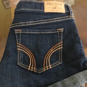Hollister Darkwash Denim Shorts